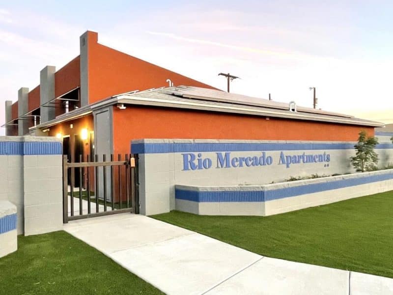 Low Income Housing. Rio Mercado Apartments.