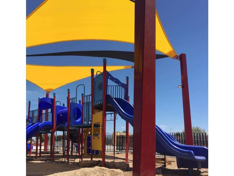 Low Income Housing. Rio Viego Apartments. Playground