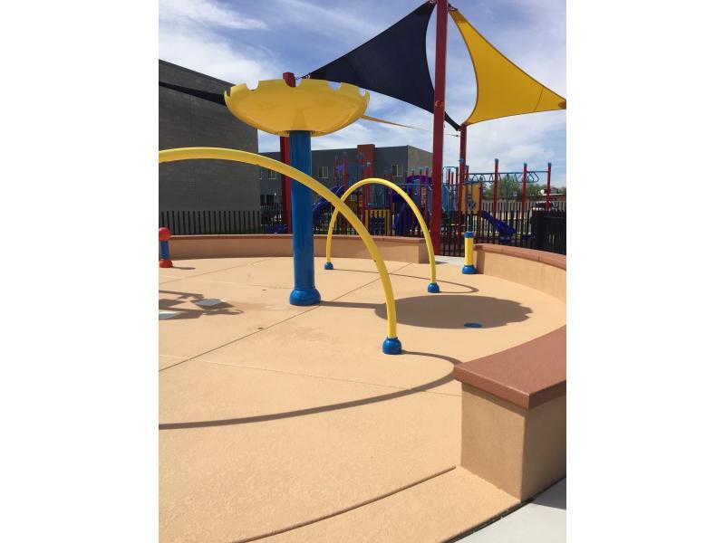 Low Income Housing. Rio Viego Apartments. Playground