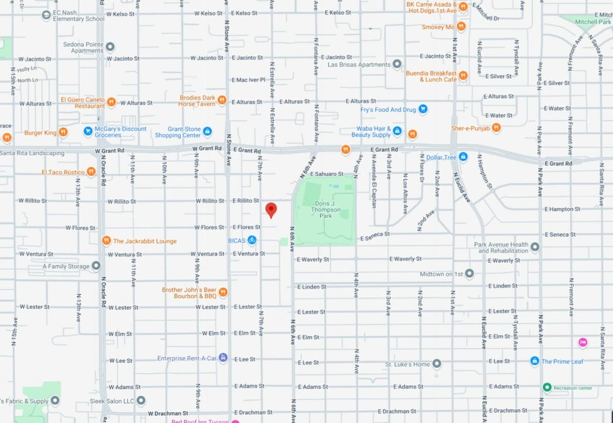 Low Income Housing. Project Bashed Vouchers. Flores Apartments. Map