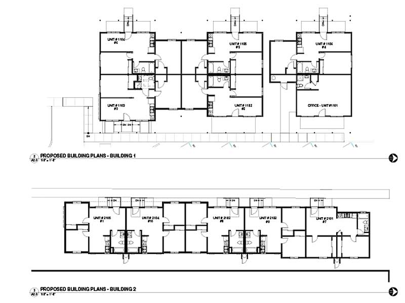 Low Income Housing. Project Bashed Vouchers. Flores Apartments. Floor Plan
