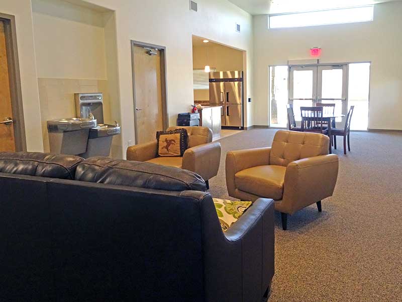 Homeless housing. Miracle Point Apartments.