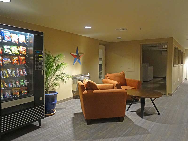 Homeless Veteran Housing. Rally Point Apartments. Common Area.