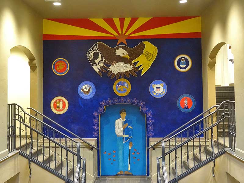 Homeless Veteran Housing. Rally Point Apartments. Common Area.