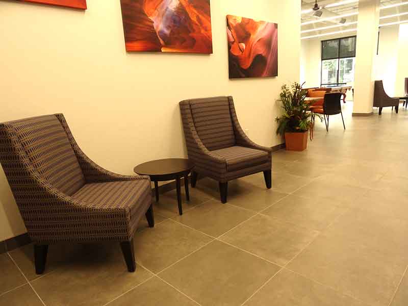 Senior housing. West Point Apartments. Community Center.