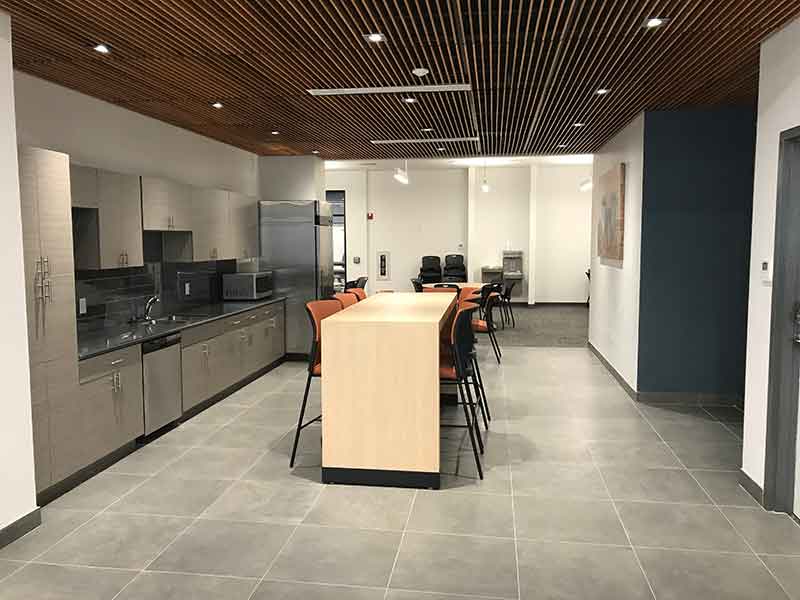 Senior housing. West Point Apartments. Community Center.