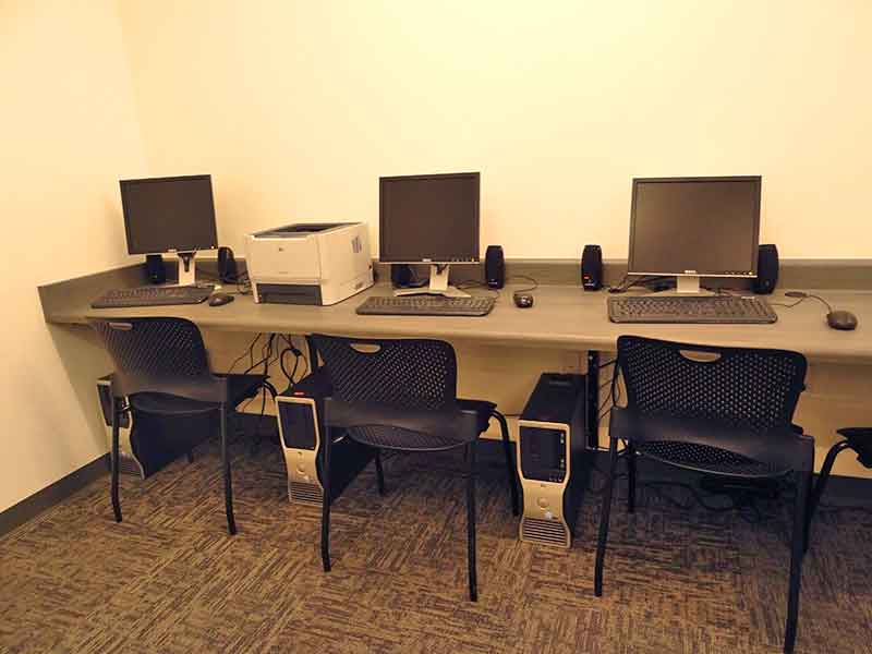 Senior housing. West Point Apartments. Community Center.