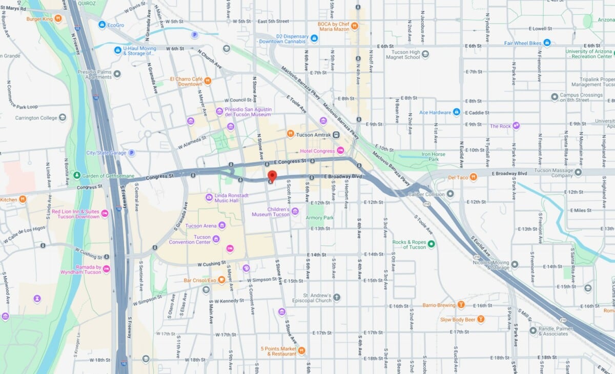 Senior housing. West Point Apartments. Map.